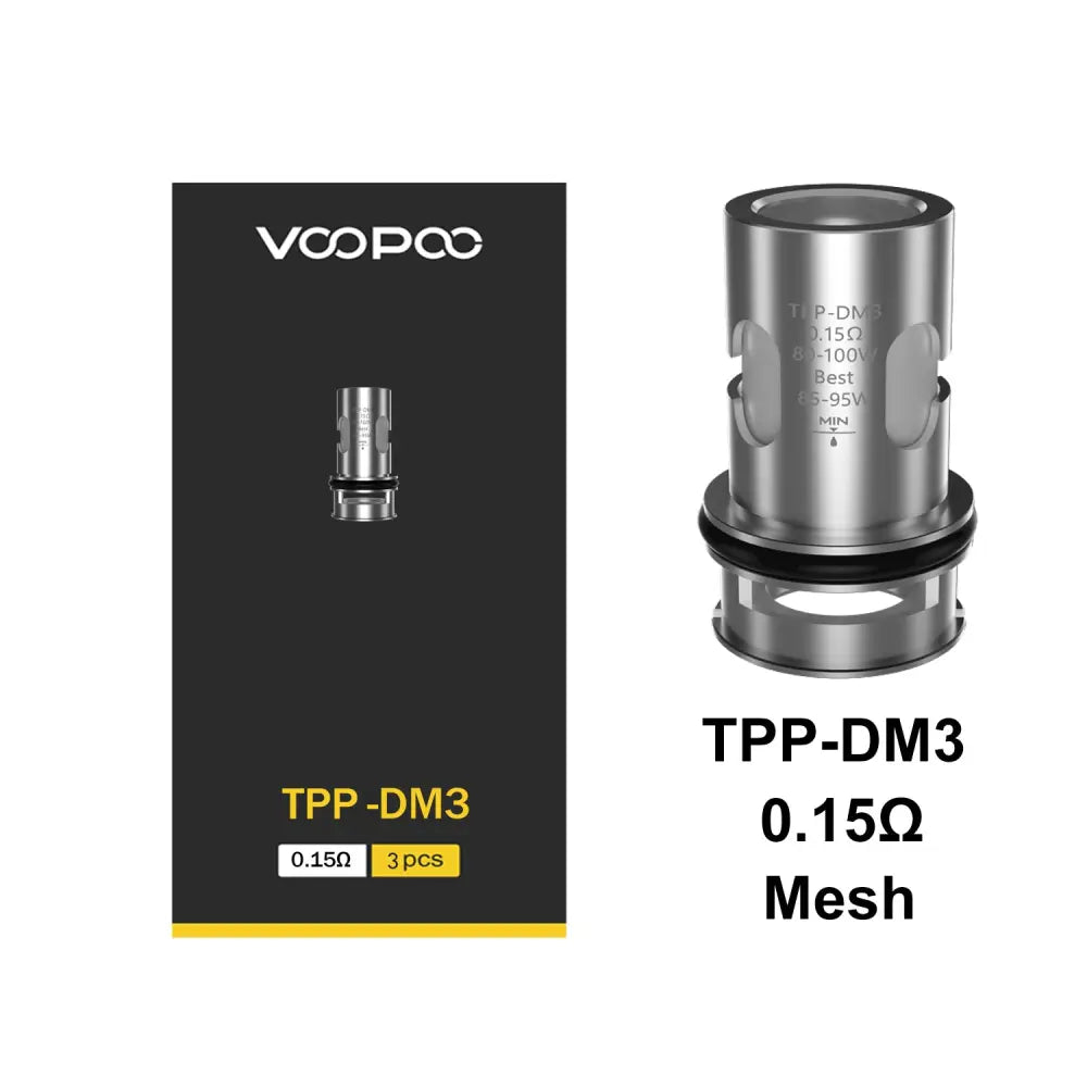 Voopoo - TPP Coil DM3 0.15ohm - Pack of 3