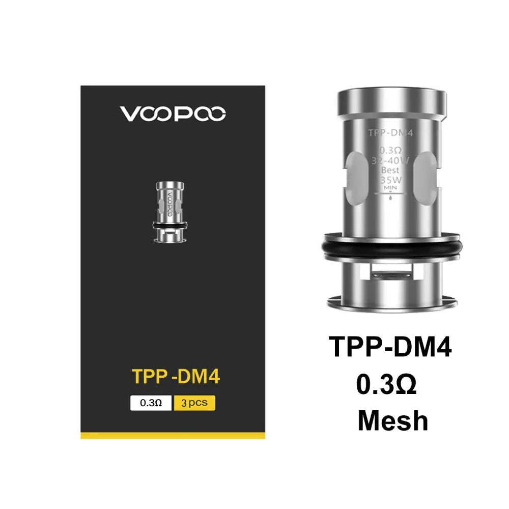 Voopoo - TPP Coil DM4 0.30ohm - Pack of 3