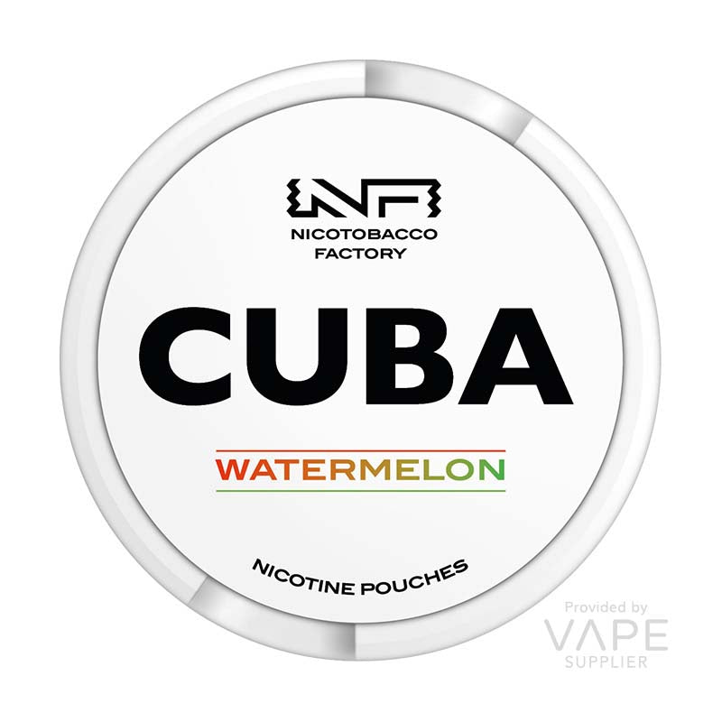 Cuba White Watermelon Nicotine Pouches – 16mg/g (11.2mg per pouch)