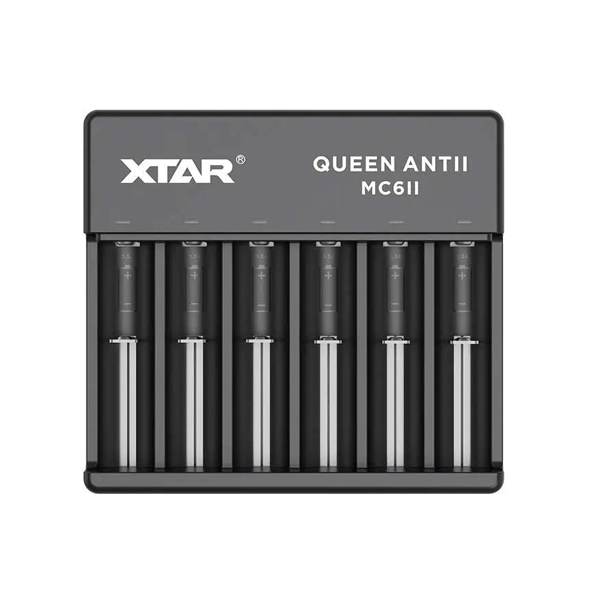 XTAR MC6II 6-Bay 18650 & 21700 Battery Charger