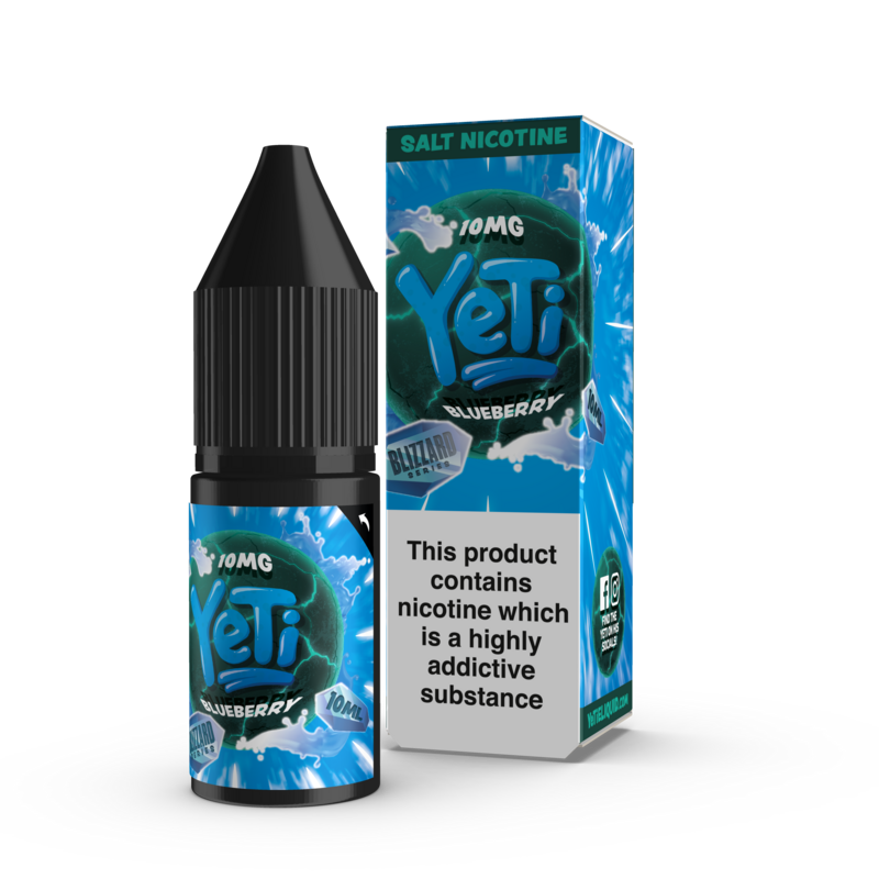 Yeti Blizzard Blueberry Nic Salt E-Liquid 10ml