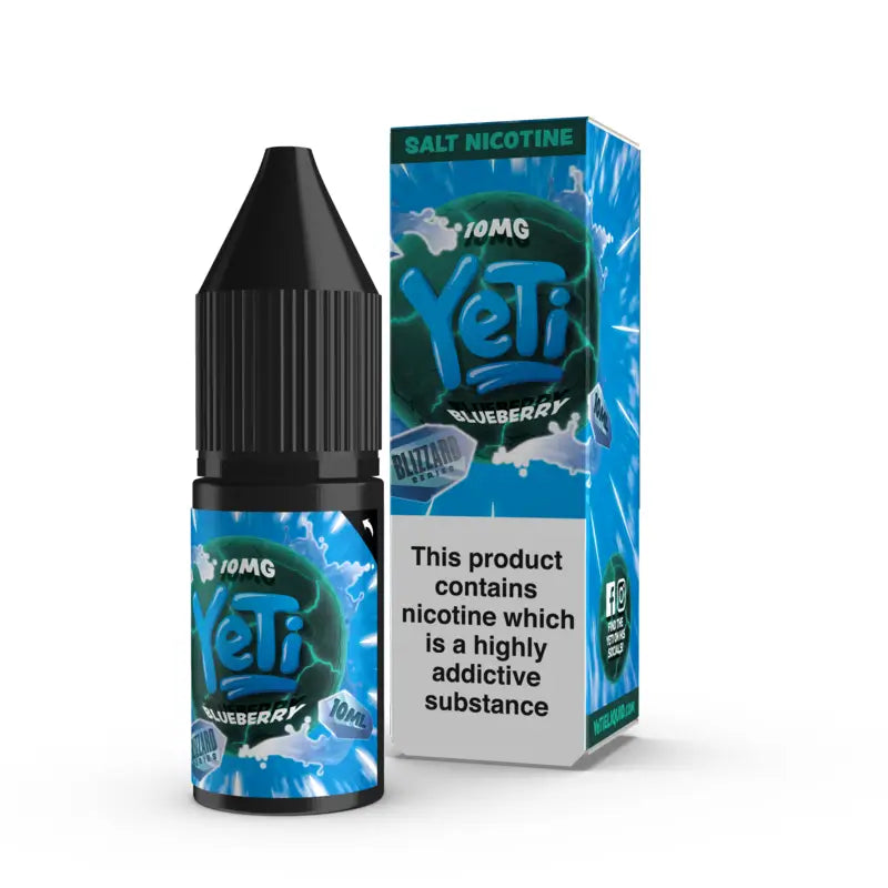 Yeti Blueberry Nic Salt E-Liquid 10ml | 10 for £8