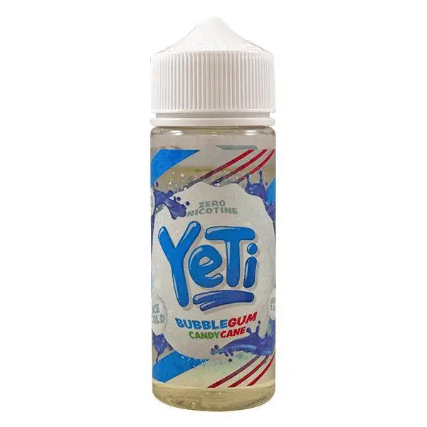 Yeti Bubblegum Candy Cane 100ml shortfill e-liquid