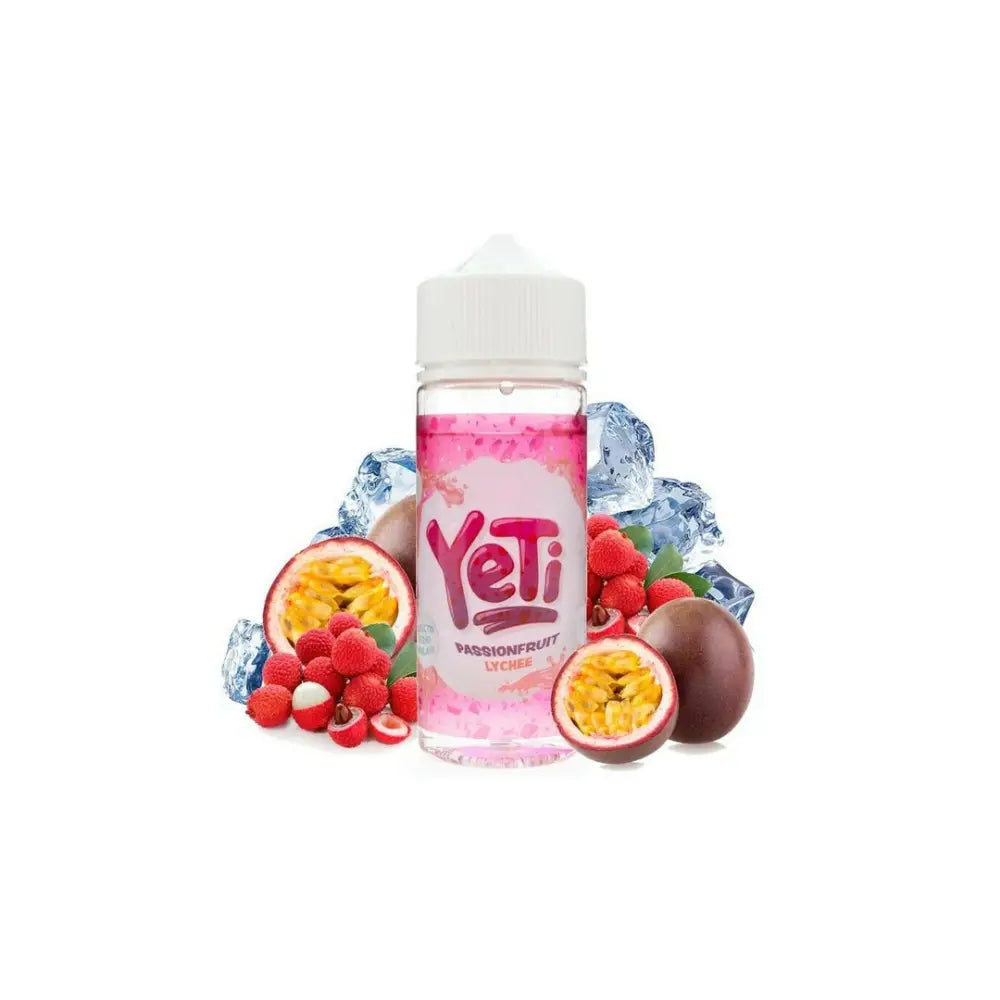 Yeti Ice Cold Passionfruit Lychee 100ml shortfill e-liquid