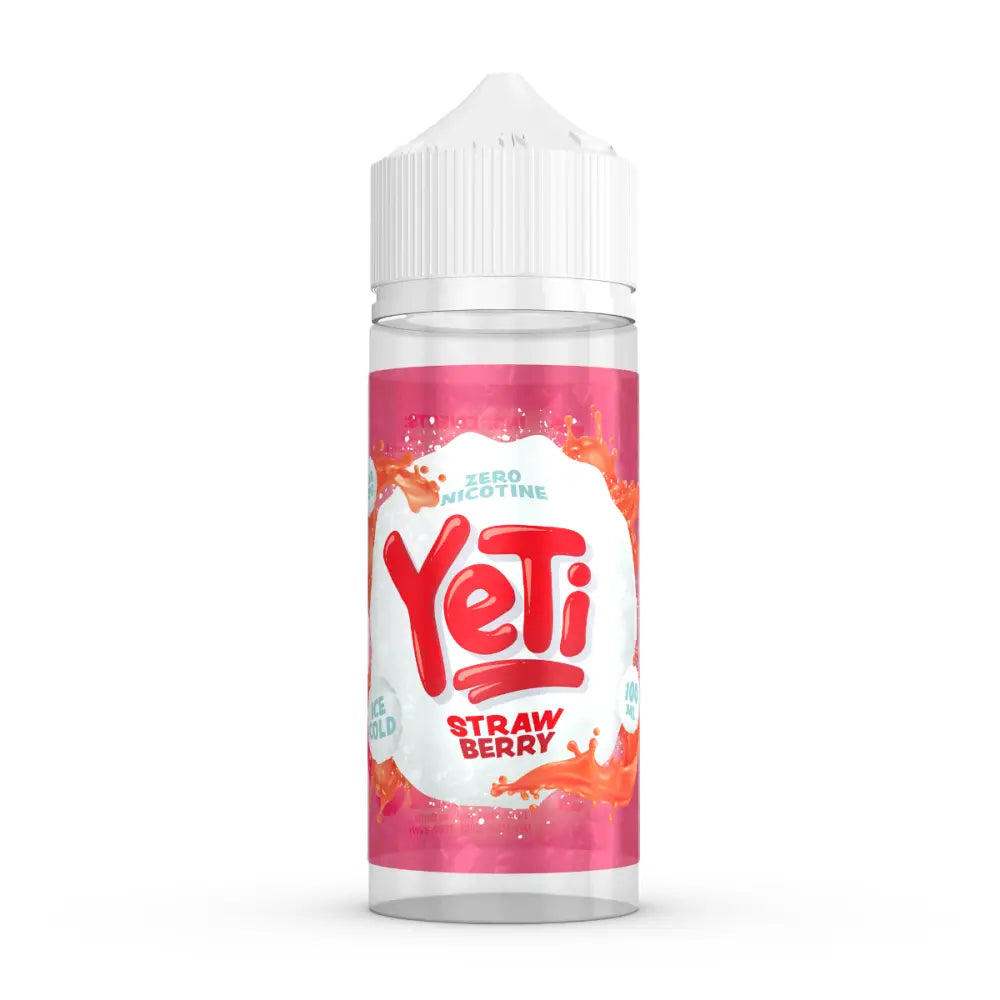 Yeti Ice Cold Strawberry 100ml shortfill e-liquid