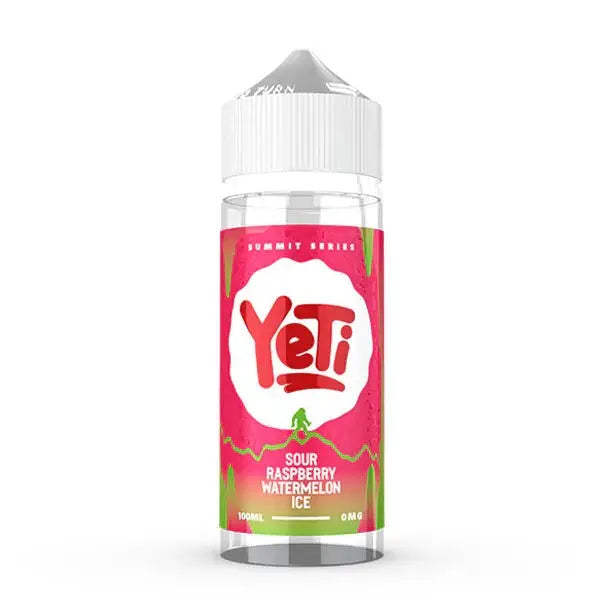 Yeti Summit Series Sour Raspberry Watermelon Ice 100ml shortfill e-liquid