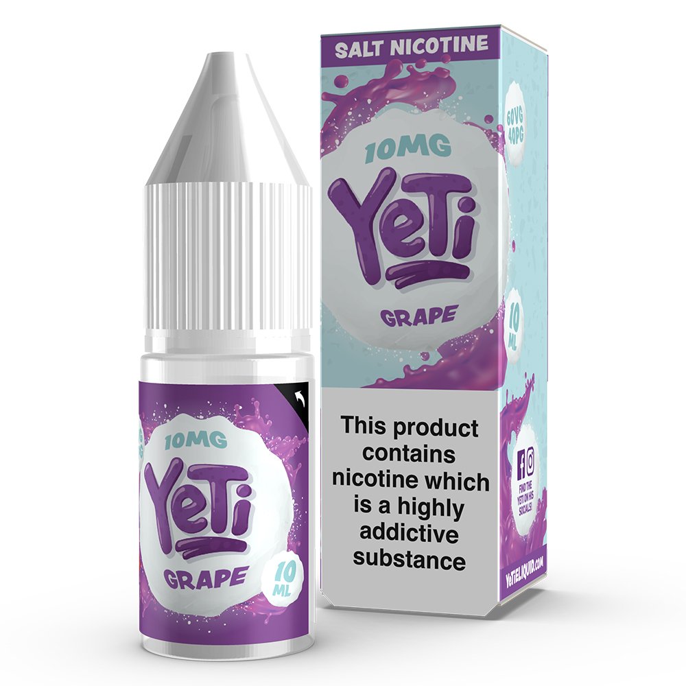 Yeti Grape nic salt e-liquid 10ml product image