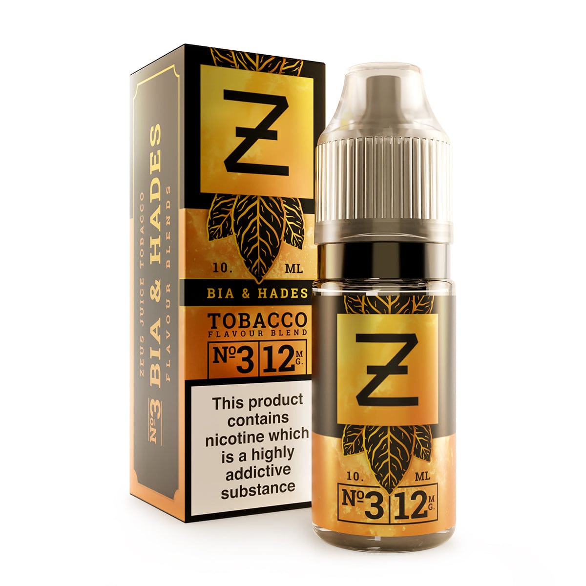 Zeus Juice Bia & Hades Tobacco Freebase E-Liquid 10ml – 12mg