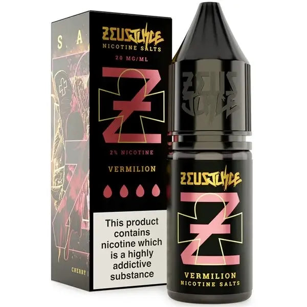 Zeus Nic Salt – Vermilion 10mg & 20mg 10ml | 3 for £10